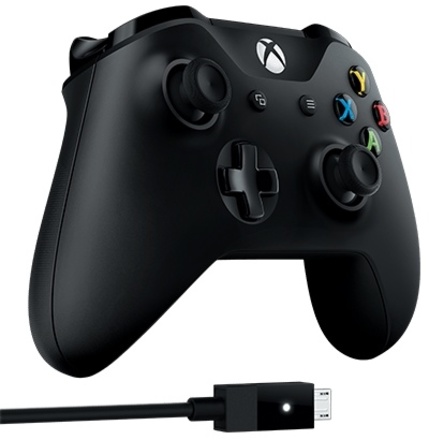 Gamepad Microsoft Xbox One + kabel pro Windows
