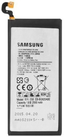 Baterie do mobilu Samsung pro Galaxy S6 (G920) Li-Ion 2550mAh (EB-BG920ABE) - bulk