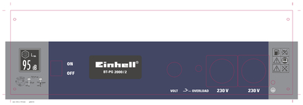 Elektrocentrála Einhell BT-PG 2000/ 2 Blue (5)