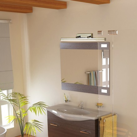 Koupelnové nástěnné svítidlo Rabalux 5720 LED Koupelnové osvětlení zrcadla SILAS 1xLED/12W/230V (3)