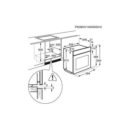 Samostatná vestavná trouba Electrolux EOB 3454 AOX (10)