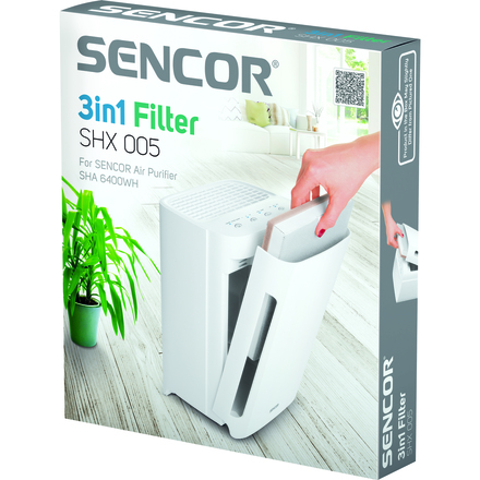 Sada filtrů do čističky vzduchu Sencor SHX 005 filtr pro SHA 6400WH