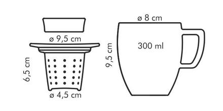 Hrnek Tescoma 387180 se sítkem na čaj CREMA (2)