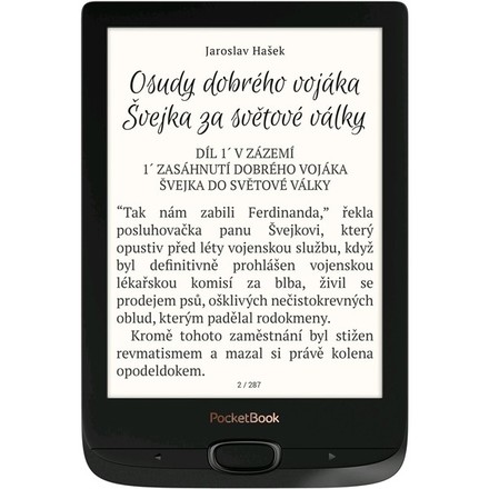E-book Pocketbook 616 Basic Lux 2, Obsidian Black