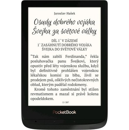 E-book Pocketbook 627 Touch Lux 4, Obsidian Black
