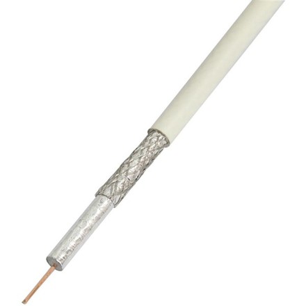 Koaxiální kabel AQ Anténní bez konektorů, průměr 6, 8mm, 75 ohm, 25 m