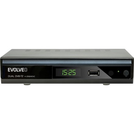 DVB-T/ T2 přijímač Evolveo Gamma T2 Dual