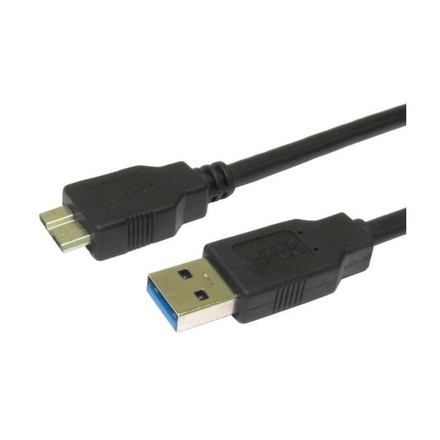 USB kabel AQ USB 3.0 M - micro USB 3.0 M, 0, 5 m - černý (CC66005)