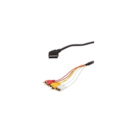 Redukční kabel AQ SCART / 6x CINCH, 1, 5 m (CV21015)