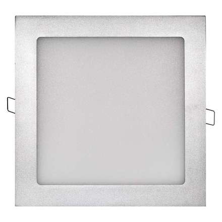 Podhledové svítidlo Emos ZD2242 LED panel 225×225, vestavný stříbrný, 18W neutrální bílá