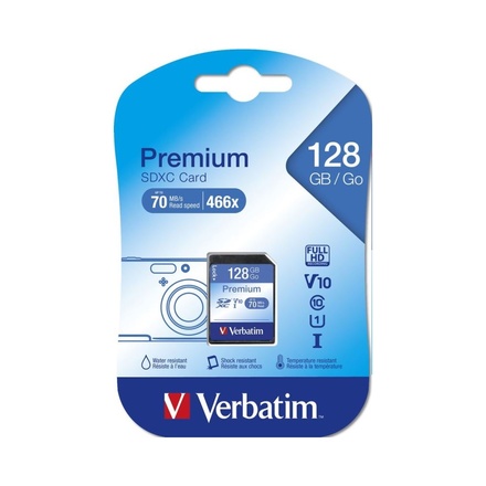 Paměťová karta Verbatim microSDXC 128GB UHS-I 44025