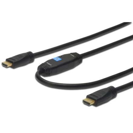 HDMI kabel Digitus HDMI 1.4, 20m, ethernet, aktivní zesílení (AK330118200S)