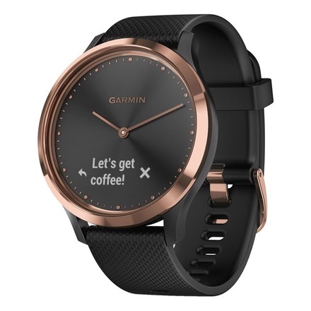 Chytré hodinky Garmin vívomove Optic Sport Rose Gold Black (velikost S/ M)