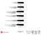 Nůž santoku CS Solingen CS-071318 damascénská nerezová ocel 12,5 cm KONSTANZ (1)
