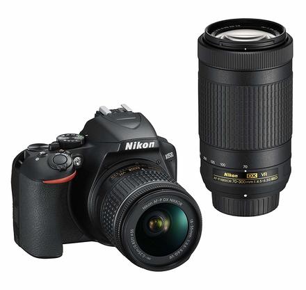 Digitální zrcadlovka Nikon D3500 + 18-55 mm VR + 70-300 mm VR