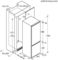 Vestavná kombinovaná chladnička Hoover BHBS 174 NHG (1)