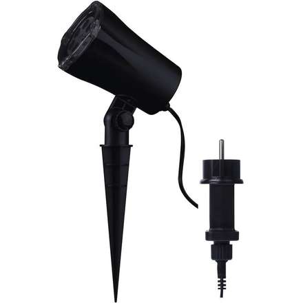 Vánoční projektor Emos ZY1936 LED vánoční dekorativní projektor – bílé vločky, časovač