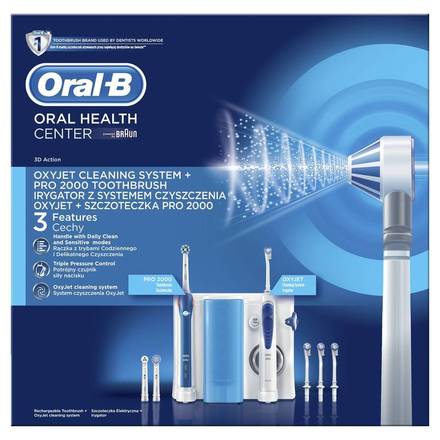 Zubní centrum Oral-B Oxyjet + PRO 2000 (2)