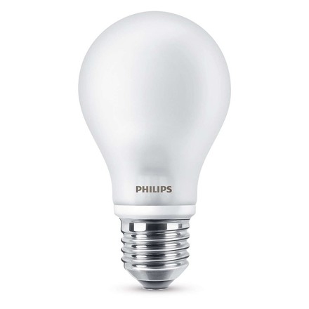 LED žárovka Philips klasik, 8, 5W, E27, teplá bílá (447380)