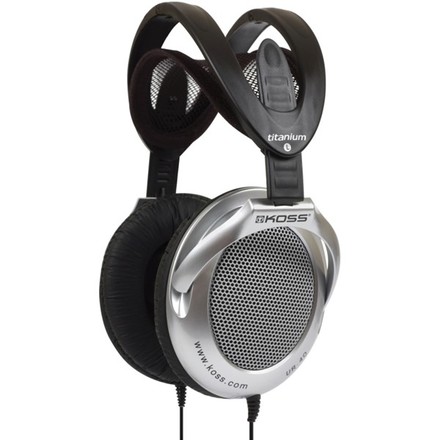 Polootevřená sluchátka Koss UR 40 (dvouletá záruka) - černá/ stříbrná