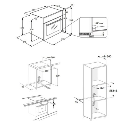 Samostatná vestavná trouba Whirlpool OAS KN8V1 IX (1)