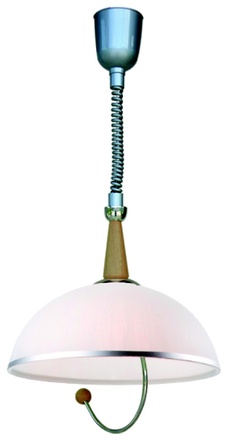 Lustr Lamkur LM-1.44 RUSTIK materiál: wood,glass (01289) single lamp