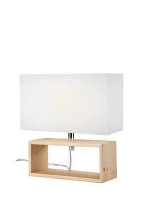 Stolní lampa Lamkur LN-1.D.8 NATURAL materiál: wood, textile (34867) table lamp