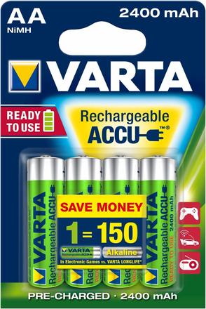 Nabíjecí tužková baterie Varta AA 2400mAh nabíjecí baterie Ni-MH 1ks (1)