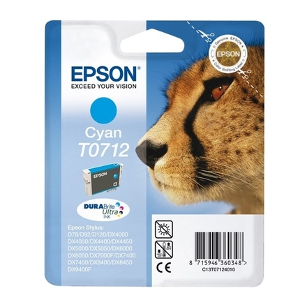 Inkoustová náplň Epson C13T07124011 originální - modrá