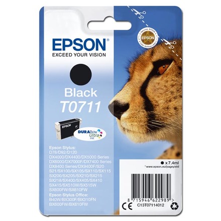 Inkoustová náplň Epson C13T07114021 originální - černá