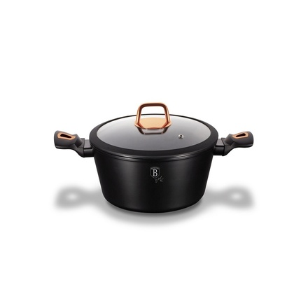 Kastrol s mramorovým povrchem Berlingerhaus BH-1931 28 cm Black Rose Collection