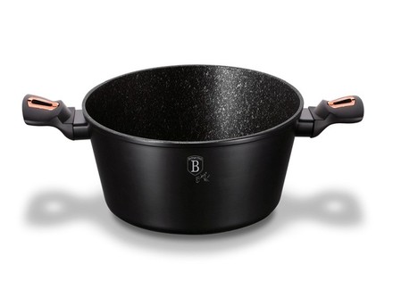 Kastrol s mramorovým povrchem Berlingerhaus BH-1931 28 cm Black Rose Collection (1)