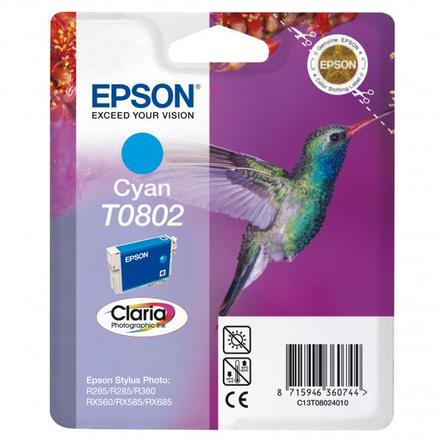 Cartridge Epson R265/360,RX560 Cyan (T0802)