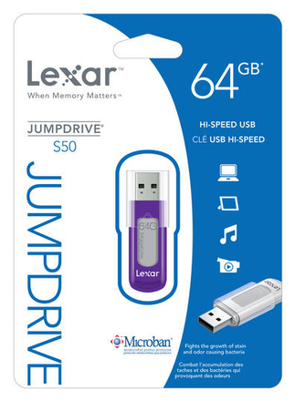 USB flash disk Lexar USB 64GB JumpDrive S50