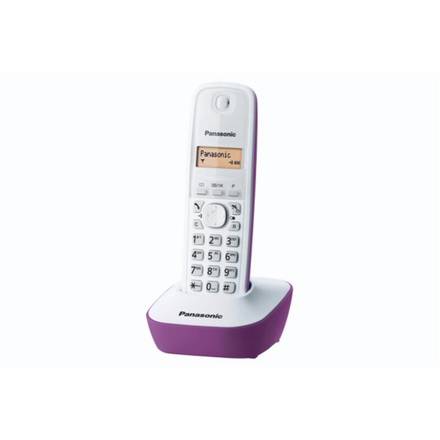 Bezdrátový stolní telefon Panasonic KX-TG1611FXF (purpurový)