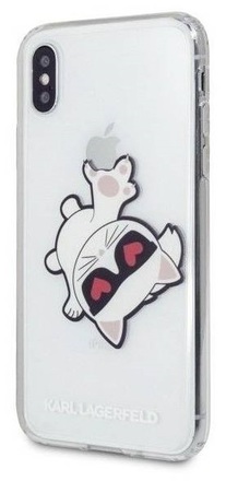 Kryt na mobil Karl Lagerfeld Fun Eaten Apple pro Apple iPhone 8 - černý