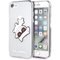 Kryt na mobil Karl Lagerfeld Fun Eaten Apple pro Apple iPhone 8 - černý (1)