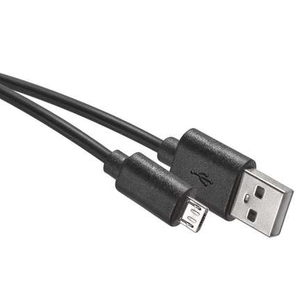 USB kabel 2.0 A/M - micro B/M 0,2m - černý, Quick Charge Emos SM7007BL USB 2.0 A/M - micro B/M, 0,2m, černý
