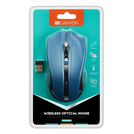 Počítačová myš Canyon CNE-CMSW05BL (3)