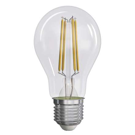 LED žárovka Emos Z74270D LED žárovka Filament A60 8,5W E27 teplá bílá, stmívatelná