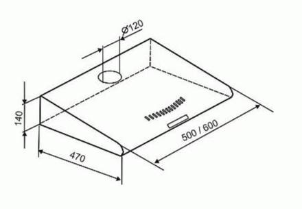 Klasický odsavač par Mora OP 632 X (2)