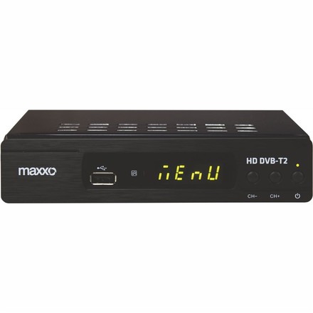 DVB-T/T2 příjímač Maxxo T2 H.265 Senior, DVB-T2 + senior ovladač