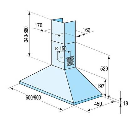 Komínový dsavač par Mora OK 623 X (2)