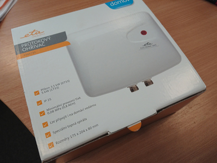 Elektrický ohřívač vody ETA 0733 90000 (BAZAR) (1)