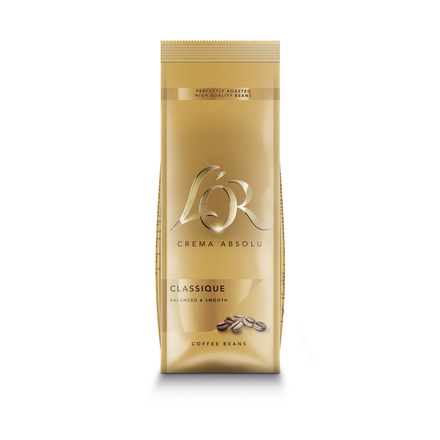 Zrnková káva Kraft L´OR Crema Absolu CLASSIQUE 500g