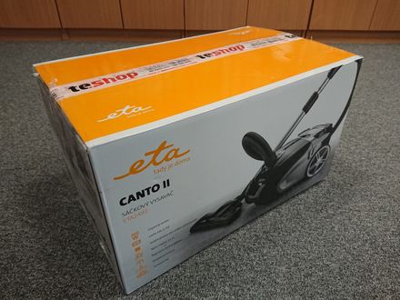 Podlahový sáčkový vysavač ETA 2492 90000 Canto II (rozbaleno) (1)