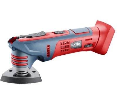 Multifunkční bruska Extol Premium (8891843) aku SHARE20V, rychloupínací, 20V Li-ion, bez baterie a nabíječky