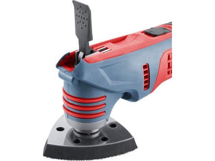 Multifunkční bruska Extol Premium (8891843) aku SHARE20V, rychloupínací, 20V Li-ion, bez baterie a nabíječky (2)