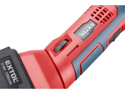 Multifunkční bruska Extol Premium (8891842) aku SHARE20V, rychloupínací, 20V Li-ion, 2000mAh (3)