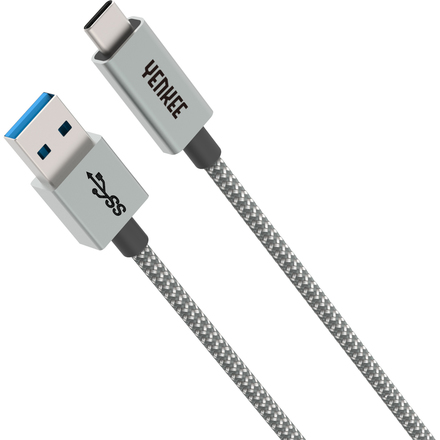 USB kabel Yenkee YCU 311 GY kabel USB A 3.1 / C 1m